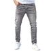 Men's Clothing Slim Fit Skinny Jeans For Men Fashion Trendy Versatile Denim Clothing For Formal & Casual For Men_mkmklike.com