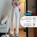 White Narrow Wide-Leg Straight Jeans Autumn Winter New High-Waisted Slimming Petite Draped Floor-Length Pants For Women_mkmklike.com