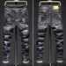 Men's Clothing Style Slim Elastic Trendy Skinny Pants With Holes And Patches Personality Trendy Brand Boys Long Pants_mkmklike.com