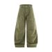 Men's Cargo Pants – Streetwear Vintage, 100% Cotton, Multi-Pocket & Wide-Leg Design (Black/Army Green/Khaki/Charcoal, S-XL)_mkmklike.com