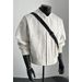 Black Padded Shoulder Boxy Short For Men, Spring Cleanfit High Street Flight Worker Style American Jacket_mkmklike.com