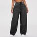 High Waist Wide Leg Flare Jeans For Women - Stretchy Denim Pants With Comfortable Fit, Deep Blue Washed Casual Trousers_mkmklike.com