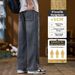 Premium Stretch Rayon Jeans For Big & Tall Men – Ultra-Lightweight Relaxed Fit Jogger Pants (Up To 300lbs) In Grey & Blue_mkmklike.com