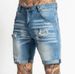 Men's Clothing Men's Mid Rise Ripped Stretch Denim Shorts Wish Style Trendy Washed Autumn Jeans For Formal & Casual_mkmklike.com
