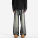 Men's Retro American Style Heavyweight Jeans Loose Straight Leg Spring Summer Trendy Casual Pants_mkmklike.com