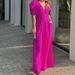Women's fashion fashion elegant plus size wide leg jumpsuit_mkmklike.com