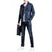 Northfold Denim Suit Two-Piece Set Spring Autumn 2023 New Jacket Coat Top Pants One-Piece Trendy Stretch Men's Clothing_mkmklike.com