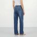 High Waisted Straight Leg Jeans for Women Loose Fitting Wide Leg Pants Slimming Trousers with Side Pearl Accents Cross Border Exclusive_mkmklike.com