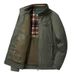Lunar Apex Spring Autumn Large Size Cotton Jacket For Middle-aged And Elderly Dad Versatile Business Casual Men's Top_mkmklike.com