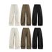 Jiezhan Men's Clothing|Linen Wide-leg 26 Spring-summer New Trendy American-style Loose Solid Color Men's Old Money_mkmklike.com
