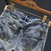Men's Clothing Men's Trendy Distressed Denim Shorts Casual Versatile Loose Fitting Summer Thin Five Point Ripped Details With Rolled Up Hem_mkmklike.com