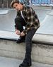 Black Stretch Slim Fit Jeans For Men - High Street Trendy Denim Pants With Flexibility_mkmklike.com