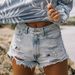 Women's Clothing High Waist Ripped Tassel Denim Shorts For Women Hot Pants (already Shipped)_mkmklike.com