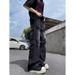 Yellow Mud Ripped Jeans 2024 New Men's Summer Thin Straight Loose American High Street Pants Trendy Brand_mkmklike.com