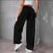 Women's High Waist Wide Leg Jeans - Vintage Washed Black Straight Loose Fit Trousers, Slimming Staple For Casual & Streetwear_mkmklike.com