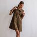 2026 Fashion And Leisure Leopard Pattern Slim Short Sleeved Women's Cowboy Dress 89316_mkmklike.com