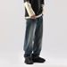 Men’s Vintage Washed Baggy Jeans – Streetwear High-Waisted Loose Fit Denim Pants (28-40)_mkmklike.com