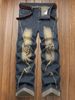 Men's Loose Fitting Wide Leg Pants Retro Design Spring Autumn Frayed Hem Floor Length Straight Trendy Brand_mkmklike.com