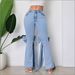 Women's Clothing European And American Retro 3D Bow Slim Fit Medium Elastic Floor Length Flared Jeans For Women_mkmklike.com