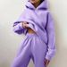 Women's Clothing casual fashion thickened long-sleeved sweatshirt and trousers two-piece suit_mkmklike.com