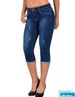 Women's 7/8 Skinny Jeans Cross Border Supply European American Style Simple Casual Stretch Denim Pants_mkmklike.com