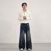 Men's Clothing Irregular Deconstructed A-Line Jeans Slimming Design Streetwear Fashion Denim For Men And Women_mkmklike.com