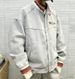 Men's Spring/Autumn Denim Jacket Stand Collar Zipper High Street Motorcycle Style Washed Loose Fit Trendy Youth Brand_mkmklike.com