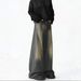 Men's 2026 Washed Retro Wide Leg Jeans Straight Fit Loose Distressed Long Pants American Style Softener Non-Stretch_mkmklike.com