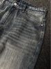 Autumn/Winter Straight Leg Slim Fit Jeans Rust Color Unisex Bamboo Texture Washed New Arrival 2025_mkmklike.com