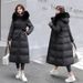 Women's Clothing Winter New Cotton Jacket Large Fur Collar Medium Length Slim Belt Slim Temperament Down Cotton Jacket Women's Jacket_mkmklike.com