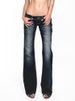 Women's European American Retro Low Rise Flared Jeans Y2K Street Style Slim Fit Autumn Washed Casual Cotton Polyester_mkmklike.com