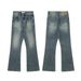 Men's Clothing And Women Washed Slim Fit Simple Trendy Machete Loose Casual Trousers_mkmklike.com