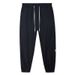 Summer Large Elastic Ice Silk Jeans Men's Simple Elastic Waist Sports Jeans Men's Trendy Brand Foreign Trade Large Size Pants Men_mkmklike.com