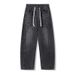 Men's Curved Blade Jeans Loose Wide Leg Casual Pants Spring New Style Versatile For Men And Youth_mkmklike.com