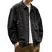 American Style High-End Retro Casual Shirt Denim Spring Autumn Trendy Outdoor Workwear Jacket Men_mkmklike.com