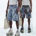 High Waisted Slimming Distressed Denim Shorts For Men Casual Fashionable Style Ripped Straight Leg Five Point Pants Summer New_mkmklike.com