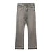 Men's Clothing Cross Border Supply, 507 Style Washed Denim Jeans With Tassel Cuffs And A Slightly Flared Hem, Retro High Street Vibe Style Trousers._mkmklike.com