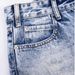 Vintage Washed Straight-Leg Jeans For Men - Cleanfit Snowflake Pattern, Ice Blue, Heavyweight Denim, Retro Style_mkmklike.com