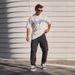 Men's Jeans Banana Pants Mid Waist Straight Loose Fit Long Slight Stretch Machine Washable_mkmklike.com