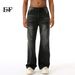EF JEANS | 2024 New American Cleanfit Micro-washed Black And Gray Casual And Thin Jeans Trendy Man_mkmklike.com