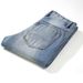 Cross-border Men's Clothing European And American Men's Button-ripped Jeans Slim-fitting Trousers Retro Light Blue Men's Straight Pants Nostalgic_mkmklike.com