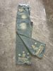 Women's Clothing Patchwork Distressed Jeans For Women, New Spring And Autumn Style, Light Blue, High Waisted, Slimming, Loose Wide Leg Trousers._mkmklike.com