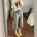 Vintage Bear Embroidery Distressed Jeans For Women – Summer Loose Fit Cropped Denim Pants (Blue, S-5XL, Plus Size & Petite Friendly)_mkmklike.com