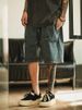 Men's Tactical Camo Cargo Shorts - 5-Inch Inseam Military Work Shorts With Multi-Pockets, 100% Cotton, Relaxed Fit For Big & Tall_mkmklike.com