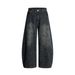 Men's Leopard Print Distressed Jeans - Baggy Loose Fit Vintage Streetwear Hip Hop Denim Pants For Casual Wear_mkmklike.com