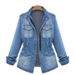 Jacket Station Autumn And Winter Women's Denim European Large Size New Fat Long Sleeve European Women 6195_mkmklike.com