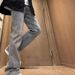 Cleanfit Cement Gray Jeans – Slim Bootcut Denim For Men (S-3XL, Mid-Rise, Stretch Cotton, Minimalist Streetwear, 70s Retro Revival)_mkmklike.com