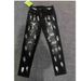 Men's Slim Fit Distressed Jeans Ripped Denim Pants Black/Grey Stretch Comfort Mid Waist Long Cotton Pencil Pants_mkmklike.com