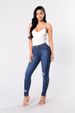 Women's Clothing Stretch Ripped Slim Fit Pants_mkmklike.com