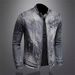 2025 European-USA Style Fashion Cowboy Outerwear Men's Lapel Long Sleeve Casual Vintage Zipper Motorcycle Denim Jacket M-4XL_mkmklike.com